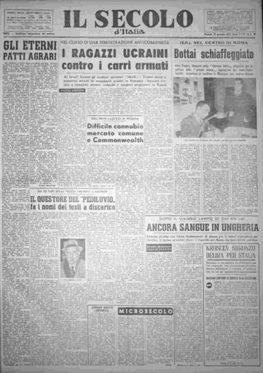 venerdì 18 gennaio 1957
