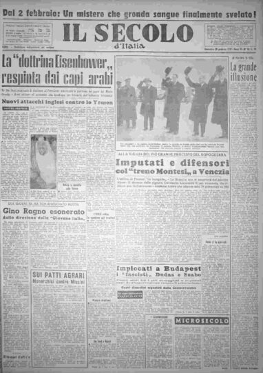 domenica 20 gennaio 1957