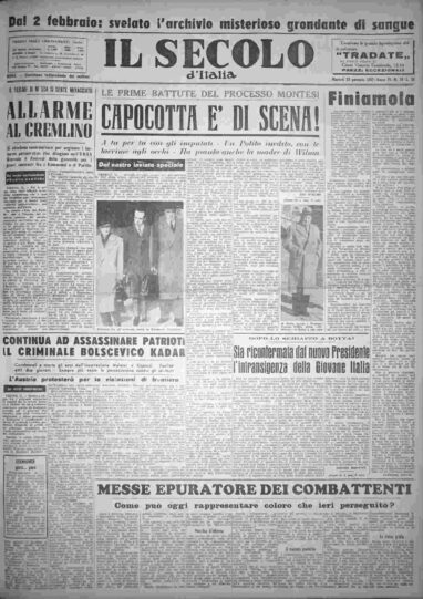 martedì 22 gennaio 1957
