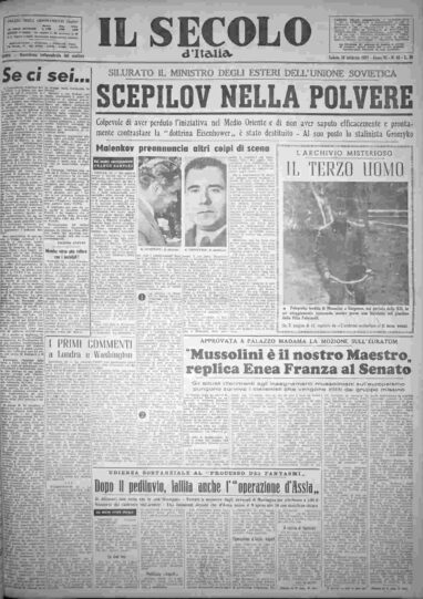 sabato 16 febbraio 1957