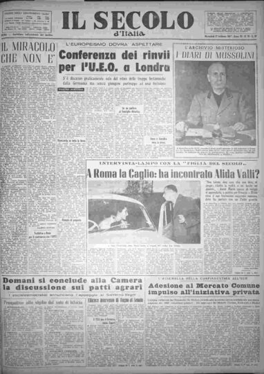 mercoledì 27 febbraio 1957