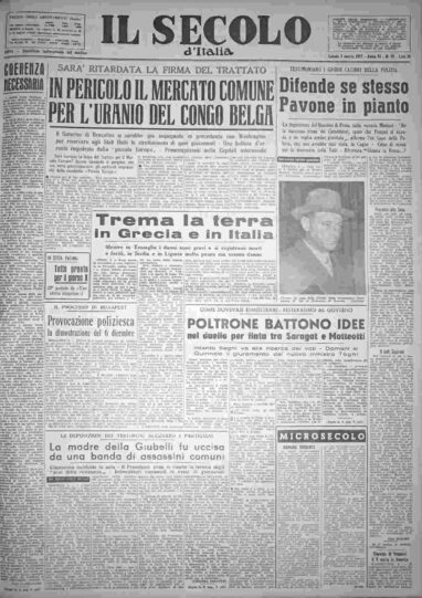 sabato 9 marzo 1957