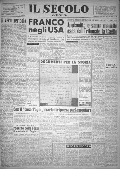 domenica 10 marzo 1957