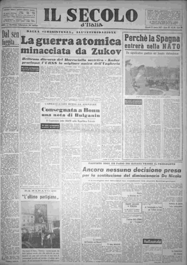 giovedì 21 marzo 1957