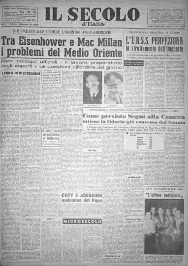 venerdì 22 marzo 1957