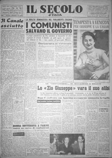domenica 31 marzo 1957