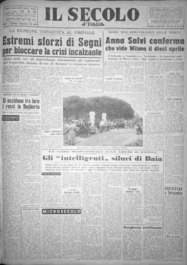 mercoledì 3 aprile 1957