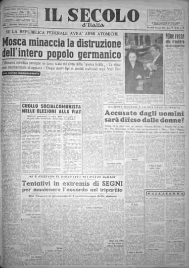 mercoledì 10 aprile 1957
