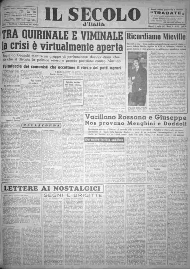 giovedì 11 aprile 1957