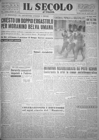 mercoledì 17 aprile 1957