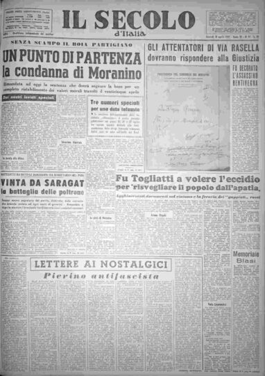 giovedì 18 aprile 1957