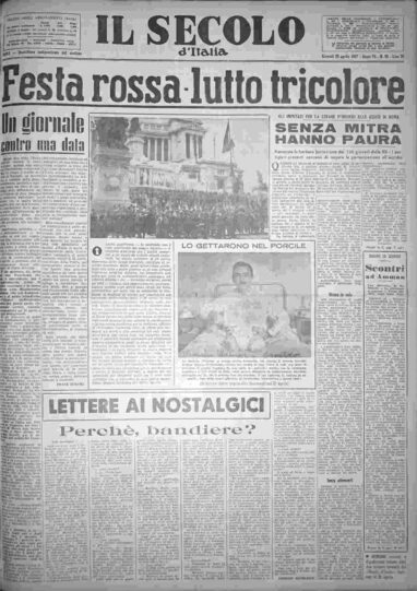 giovedì 25 aprile 1957