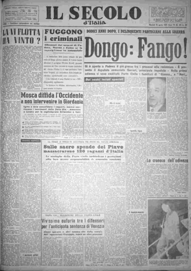 martedì 30 aprile 1957