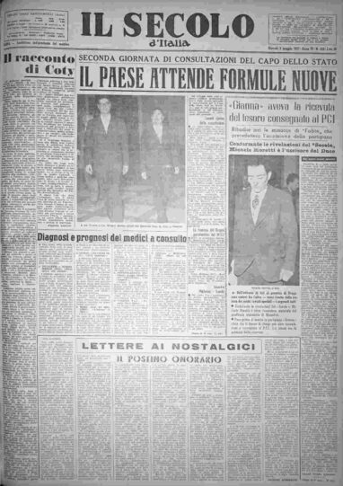 giovedì 9 maggio 1957