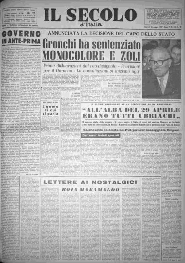 giovedì 16 maggio 1957