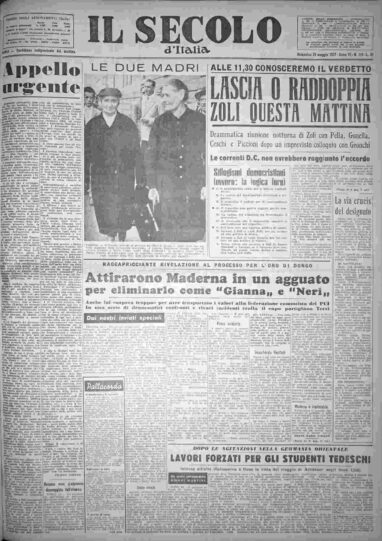 domenica 19 maggio 1957