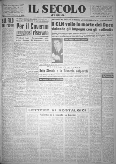giovedì 23 maggio 1957