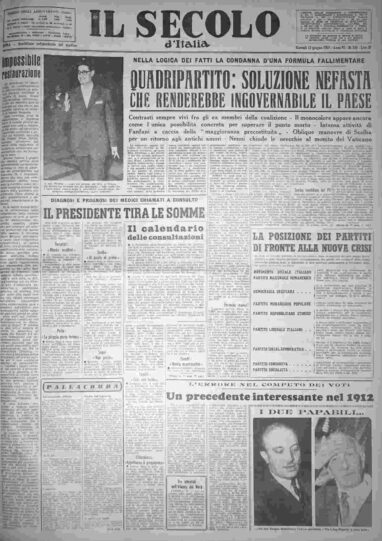 giovedì 13 giugno 1957