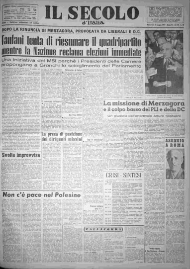mercoledì 19 giugno 1957