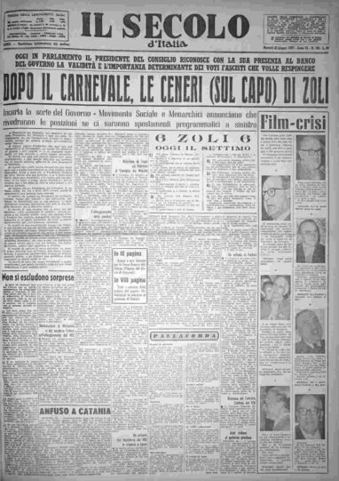 martedì 25 giugno 1957