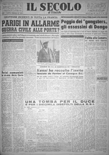 giovedì 18 luglio 1957