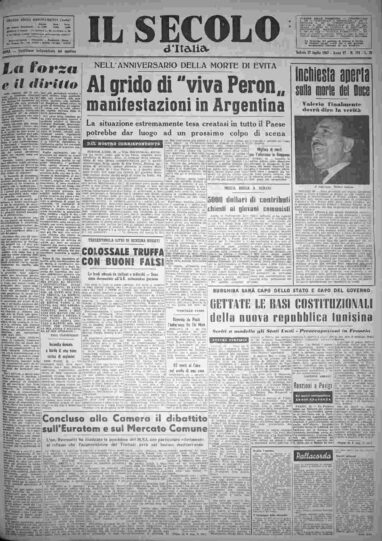 sabato 27 luglio 1957