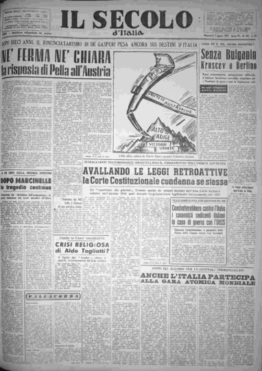 mercoledì 7 agosto 1957