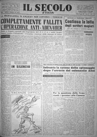 sabato 10 agosto 1957