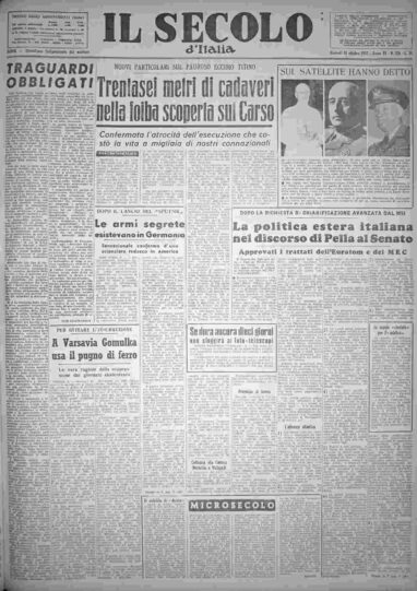 giovedì 10 ottobre 1957