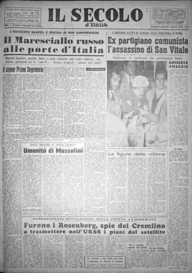 domenica 13 ottobre 1957