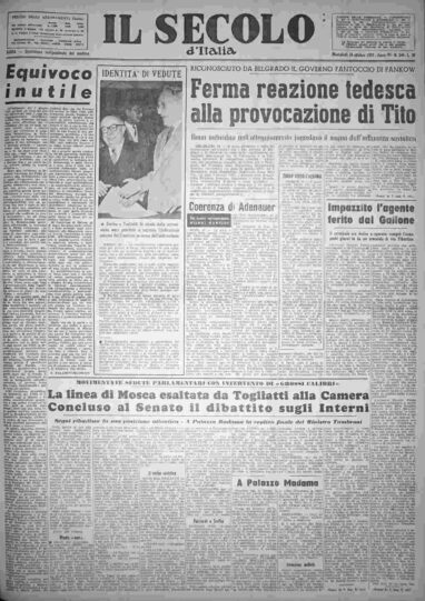 mercoledì 16 ottobre 1957