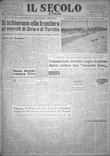 sabato 19 ottobre 1957