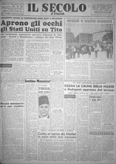 giovedì 24 ottobre 1957