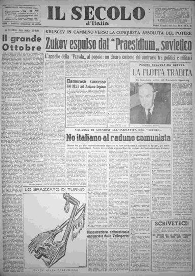 martedì 29 ottobre 1957