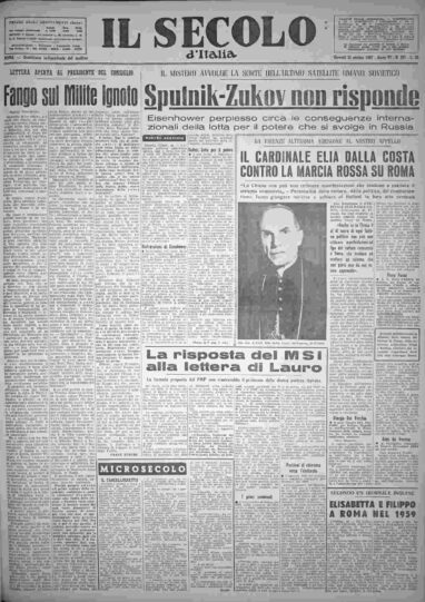 giovedì 31 ottobre 1957