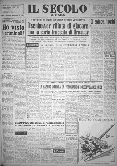 venerdì 8 novembre 1957