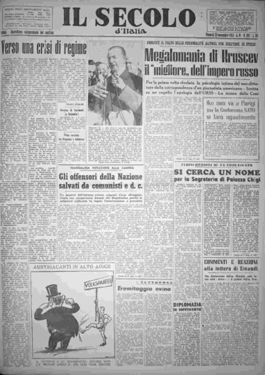 venerdì 29 novembre 1957
