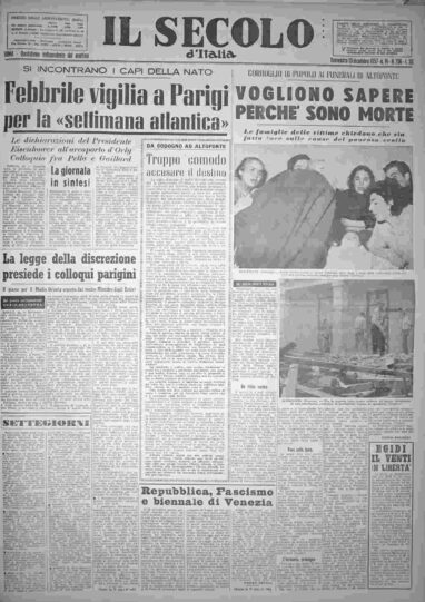 domenica 15 dicembre 1957