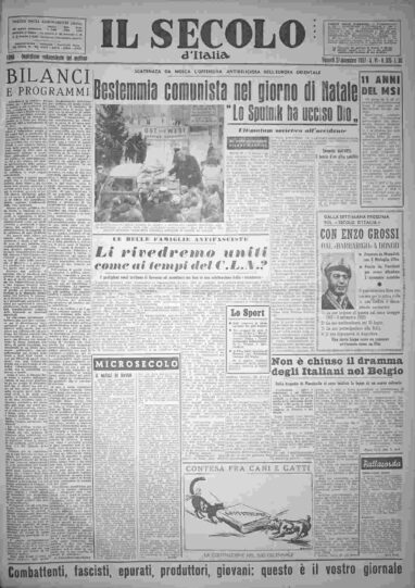 venerdì 27 dicembre 1957
