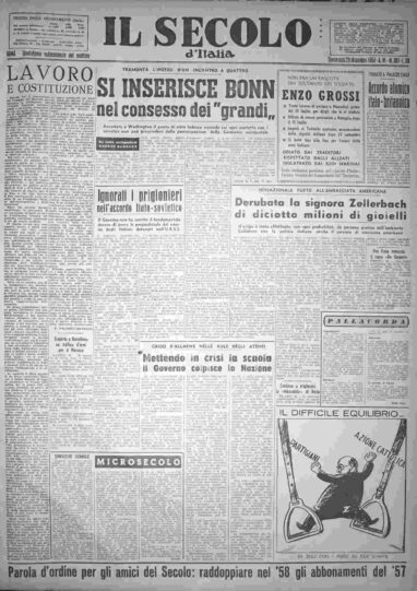 domenica 29 dicembre 1957
