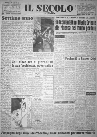 martedì 31 dicembre 1957