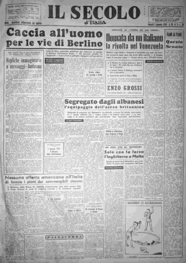 venerdì 3 gennaio 1958