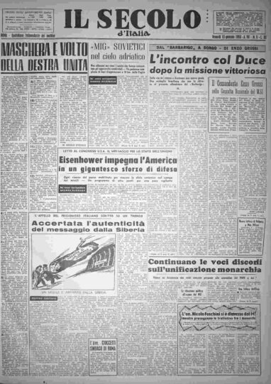 venerdì 10 gennaio 1958
