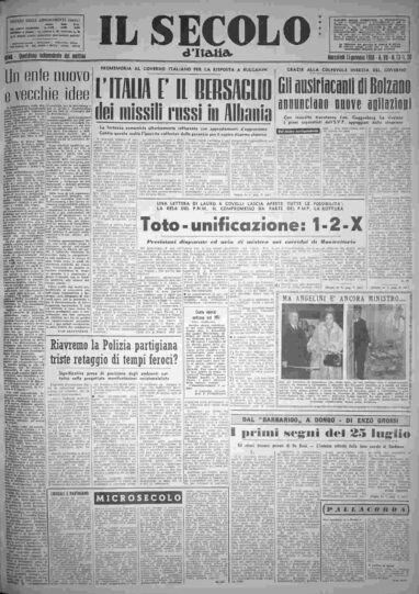 mercoledì 15 gennaio 1958