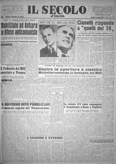 martedì 28 gennaio 1958