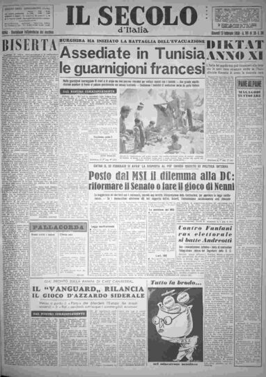 giovedì 13 febbraio 1958