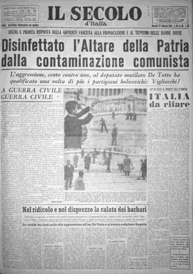 martedì 25 febbraio 1958