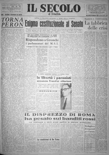 mercoledì 26 febbraio 1958