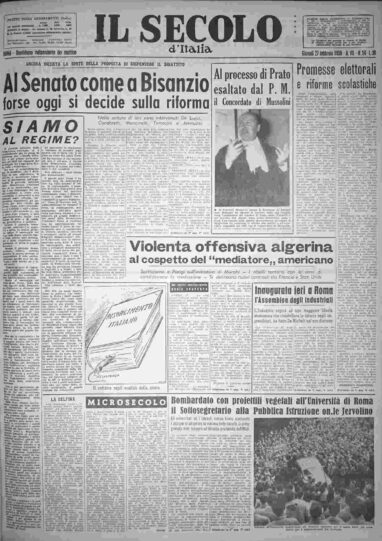 giovedì 27 febbraio 1958