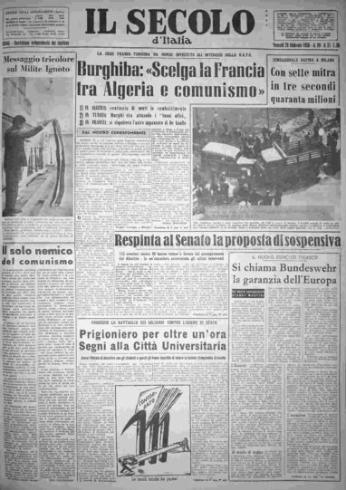 venerdì 28 febbraio 1958